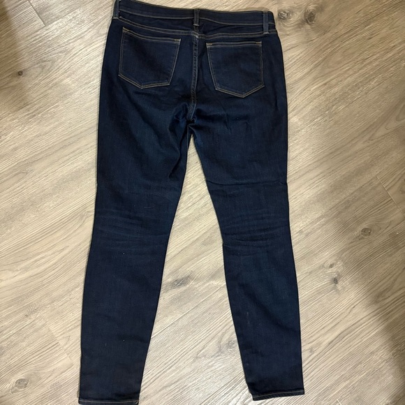 J. CREW Toothpick Dark Wash Skinny Jeans Women’s Sz 29 Cotton Blend Stretch - Picture 6 of 9